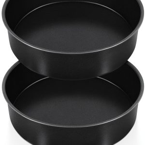 P&P CHEF Round Cake Pans Nonstick Stainless Steel Core Set-0