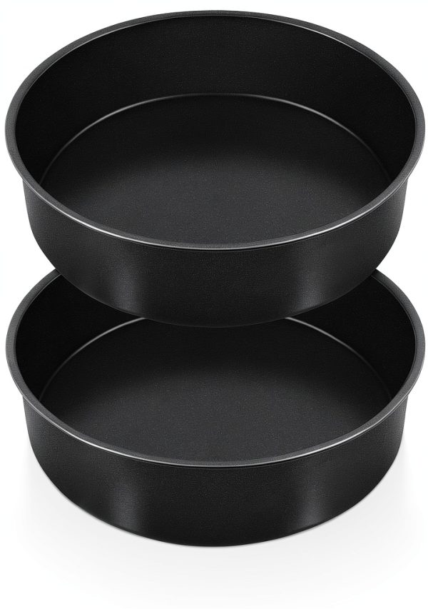 P&P CHEF Round Cake Pans Nonstick Stainless Steel Core Set-0