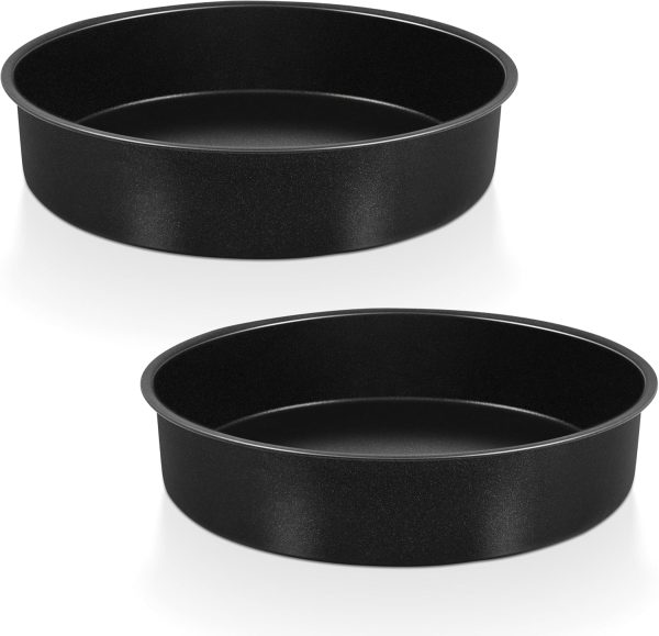 P&P CHEF Round Cake Pan Nonstick Oven Safe Stainless Steel-0
