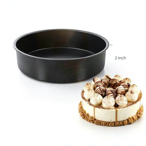 P&P CHEF Round Cake Pans Nonstick Stainless Steel Core Set-1