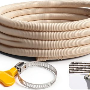 Nkiy Quen Dehumidifier Drain Hose 16.5 Ft White-0