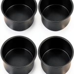 P&P CHEF 4 Inch Round Cake Pans Nonstick Stainless Steel-0