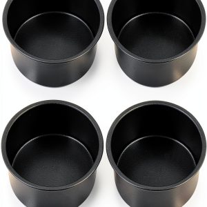 P&P CHEF 4 Inch Round Cake Pans Nonstick Stainless Steel-0