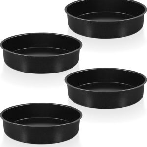 P&P CHEF Round Cake Pan Stainless Steel Nonstick 9.5 Inch-0