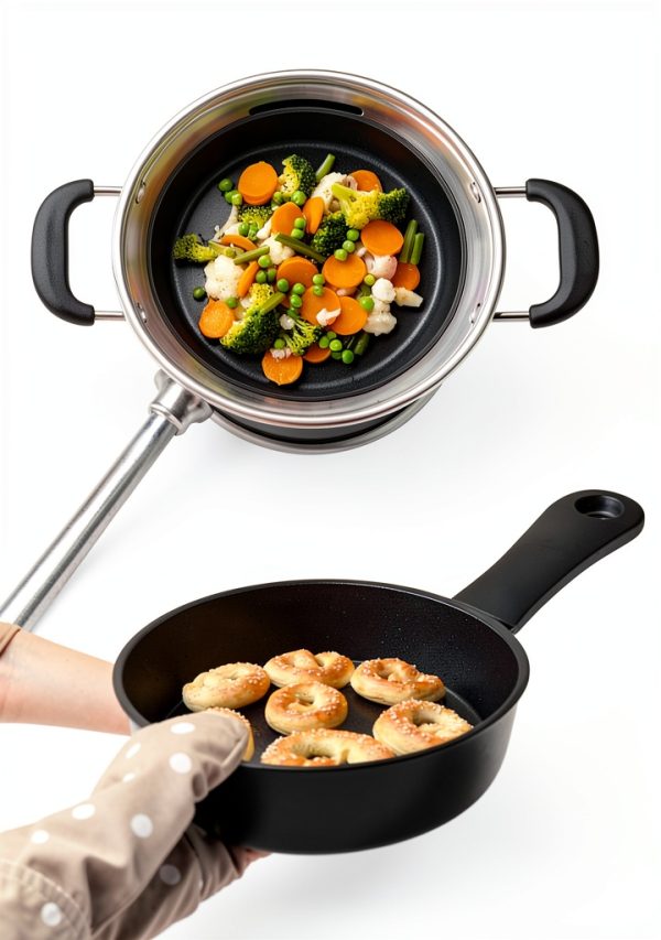 P&P CHEF Round Cake Pans Nonstick Stainless Steel Core Set-6