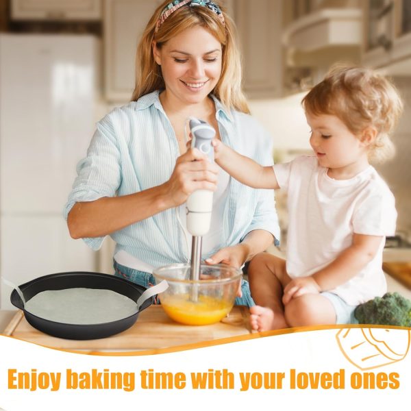 Tutikuki Round Cake Pan High Carbon Steel Nonstick Oven Safe-6