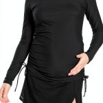 Oceanlily UV Protection 50 UPF Maternity Swim Shirt Black XL-0
